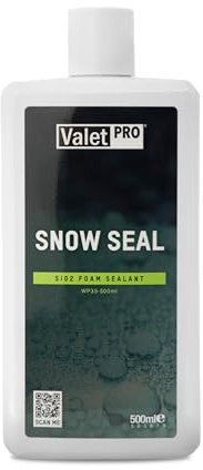 ValetPRO Snow Seal Hydrophober Schutz, Hochglanz- und Wasserabweisendes Finish, Schneeschaumlanze Anwendung – 500 ml