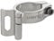 Venzo Road Mountain Bike Bicycle Adjustable Braze On Front Derailleur Adapter Clamp 28.6mm Silver Compatible with Shimano Sram