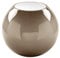 Fink Vase Moon - aus Opalglas mundgeblasen und durchgefärbt Greige H 21 cm