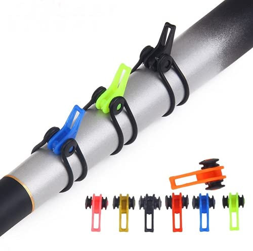 Gancio da pesca in plastica Fermo Esca Accessorio Clip Gancio Fermo Canna da pesca Attrezzo Esca 10 pezziDauerhaft Nützlich und praktisch Nettes Design Praktisches Design und langlebig
