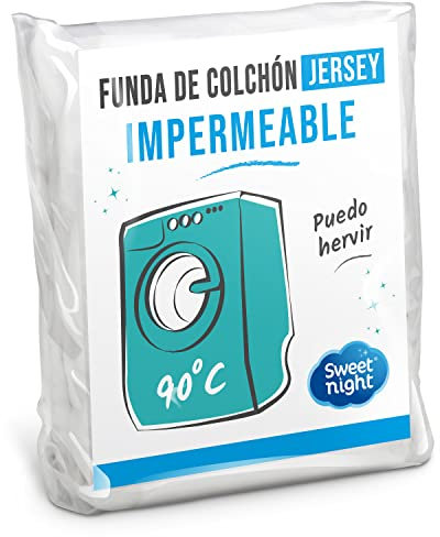 Sweetnight - Coprimaterasso Lettino 60x120 cm | Lenzuolo impermeabile e microtraspirante | Morbido e silenzioso | Lavabile a 90°C