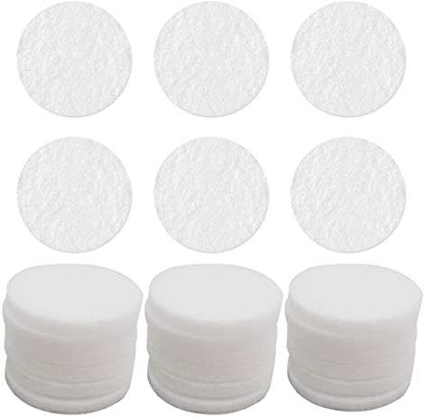 100PCS 30mm Round Aromatherapy Refill Pads Electric Humidifier Diffuser Refill Pads Scented Oil Pads for Scent Ball Plug-in Diffuser White