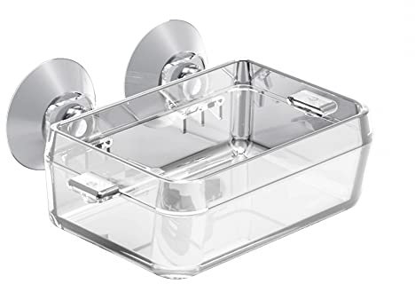 Reptile Feeder, Amphibians Reptile Food Water Feeding Feeder Transparent W/Suction Cup for Chameleon Iguana Lizard Reptile Feeding