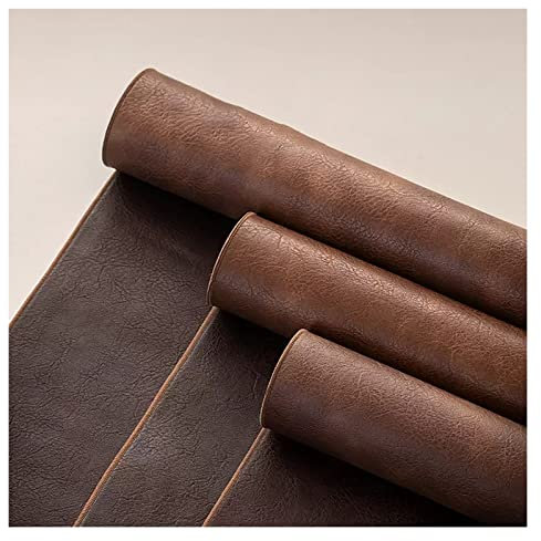 EHEIN Abwischbarer, wasserdichter Leder-Tischläufer, Café-/Teehaus-Tischset, Küchentischdekoration, Vintage-Textur, leicht zu reinigen (Größe: 11,8 x 19,7 Zoll) (Color : Brown, Size : 100x50cm)