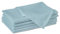 Encasa XO Baumwollstoffservietten | 6er-Set | Größe 43x43 cm | Ice Blue Volltonfarbe | Waschmaschinenfest