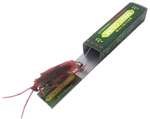 RJSQAQE Aprilscherz Streich Trick Spielzeug Überrascht Kakerlaken Kaugummi Kaugummi Pull Kopf Gags Spielzeug Witze für R5W6 Lustige Spielzeug Parodie