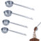 4 Pcs Coffee Scoop Stainless,Coffee Scoop Set 1 Tablespoon (15ML) & 2 Tablespoon (30ML), Stainless Steel Coffee Measuring Spoon
