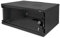 DIGITUS Armario de red, rack de 19 pulgadas 4 U, Sin montar, Montaje en pared, 400 mm de profundidad, Carga 60 kg, Puerta de cristal, Negro