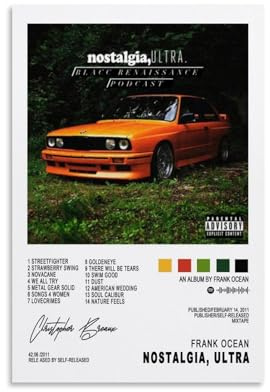 Frank Ocean Albumcover-Poster, Nostalgie, Ultra-Poster, dekorative Malerei, Leinwand, Wandposter und Kunstdruck, moderne Familienschlafzimmer-Dekoration, Poster, 30 x 45 cm