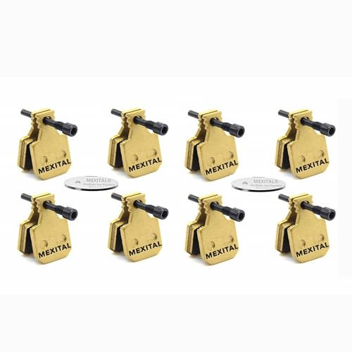 MEXITAL Bremsbeläge Fahrrad, 4 Paar Scheibenbremsbeläge Fahrrad für Magura CMe5 I MT Thirty Carbon I MT Trail SL Sport Magura MT1893 MT5 MT5 eSTOP MT7 Pro S10-4