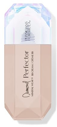 Physicians Formula Mineral Wear Diamond Perfector BB Cream, Getönte Feuchtigkeitscreme mit Diamantextrakt und Vitamin E, Leichte Deckkraft, Leuchtendes Finish, Fair to Light