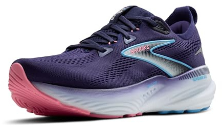 Brooks Damen Glycerin GTS 22 Supportive Running Shoe, Blue Ribbon/Peacoat/Dianthus, 42 EU