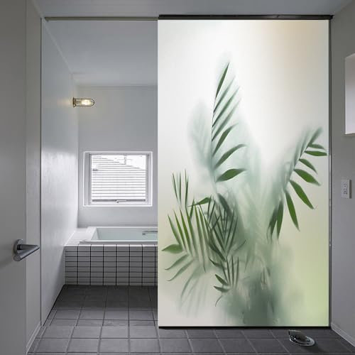 Pellicola decorativa per finestre, protezione dai raggi UV, controllo del calore, statica, per finestre, 90 x 120 cm