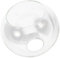 ARTIBETTER Double Glass Lamp Shade Replacement for Pendant Light Durable Transparent Cover for Ceiling Light Decorative Hanging Lamp Shade for Living Room Bedroom and Hallway