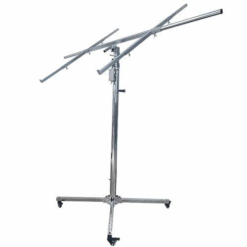 DKPLOE Alzalastre per Cartongesso Strumento di Sollevamento Regolabile per Cartongesso Cartongesso Truciolare Pannelli di Legno ECC Richiudibile e Salvaspazio(3.8M)