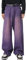 Herren Baggy Jeans Y2k Hip Hop Skater Jeans Vintage Lila Jeans Loose Fit Jeans Streetwear(Purple,Medium)