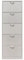milani home - scarpiera Moderna 5 antecm 24 l x 60 p x 180 HDI coloreBianco