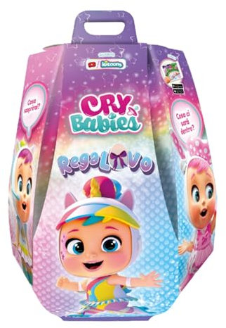 Cry Babies Uovo Di Pasqua Sorpresa, Scatola A Sorpresa Piena di Regali Inaspettati E Divertenti, una Pasqua Speciale, Multicolore, per Bambine e Bambini dai 3 Anni in su