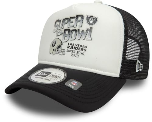New Era A-Frame Mesh Trucker Cap Superbowl Las Vegas Raiders