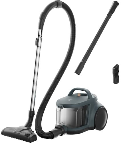 Electrolux Clean 300, EL31C2OG, Aspirateur sans Sac, Technologie cyclonique, Filtration en 4 étapes, Brosse Combifloor, Capacité du bac à poussière 2L, Rayon d’Action 8m, 78 DB, Olive Green