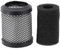 XYFGSBHQ Filtri for aspirapolvere + Filtro Spugna, compatibili con Hoover, Accessori di Ricambio for aspirapolvere Serie T116 H-Free 100