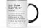 Gift Island S*it Show Supervisor Mug - Funny Mugs - Manager Mug for Men and Women -Secret Santa Office Gift - Joke Mug Black and Inner Handle 11 oz