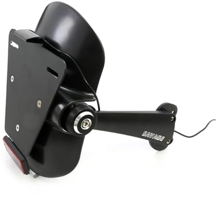 WTNZBAEM Compatible avec Le Support de Garde-Boue arrière et la Plaque d'immatriculation BMW R1200 R Nine TR 9T 2014 2015 2016 2017 2018(Black)