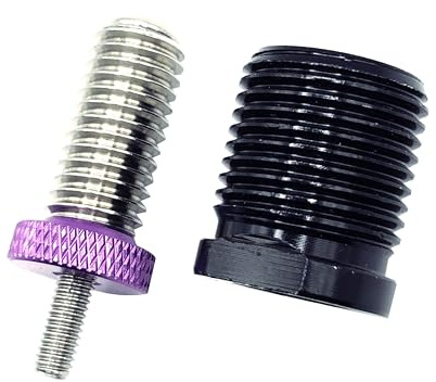 Metal Gear Shift Knob Adapter, Thread M10x1.5 and M18x1.5, compatible with Logitech G27, G29, G920, G923, for Sim Racing and Drifting