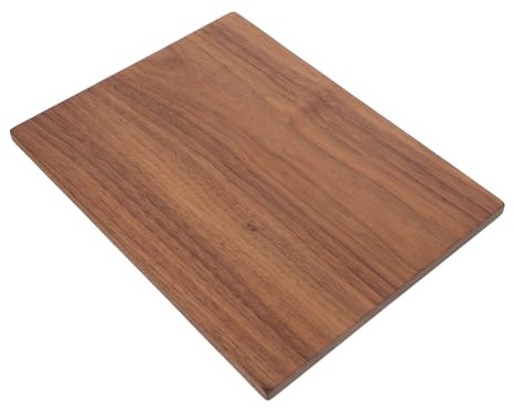 AKOOSY Walnussholzplatte zum Basteln aus Natürlichem Holz mit Stabiler Basis Sperrholzplatte für Möbelbau und Kreative Holzarbeiten in 7,9x5,9 Zoll