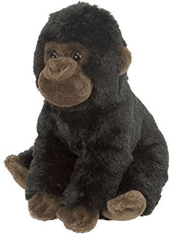 Wild Republic 16613 15311 Plüsch Baby Gorilla, Cuddlekins Kuscheltier, Plüschtier, 20cm, Sandfarben