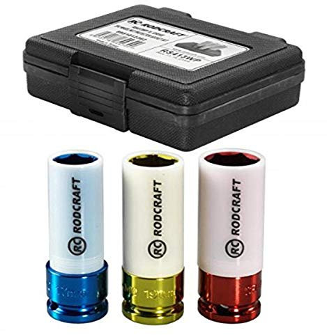 Rodcraft 8955000054 3er-Stecknuß-Satz Extra Lang RS413LWP