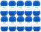 Gründl Wolle Cotton Quick uni - dünne Wolle zum Häkeln - Strickgarn - Häkelgarn - Glänzend und hautfreundlich - 100 % Baumwolle - 10 Knäuel 50 g / 125 m - Nadelstärke 3 - 4 - Royalblau