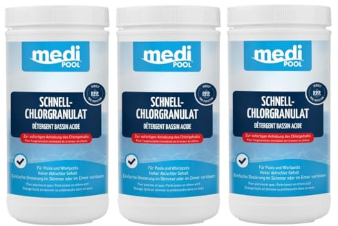 mediPOOL Schnell-ChlorGranulat 3X 1 kg