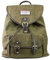 Rucksack Harris Tweed & Grüner Leinwandstoff