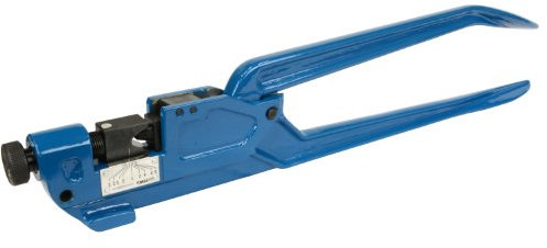 TEMCo Lug Crimper Tool TH0012-8 AWG - 0000 AWG(4/0) DIELESS Indent Electrical Battery Terminal Cable Wire 5 Year Warranty by Temco