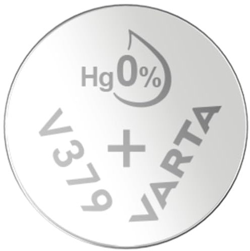 Varta V379 silver-oxide 1.55 V non-rechargeable battery – non-rechargeable Batteries (silver-oxide, Button/Coin, 1.55 V, 1 PC (S), 16 mAh, Hg (Mercury))