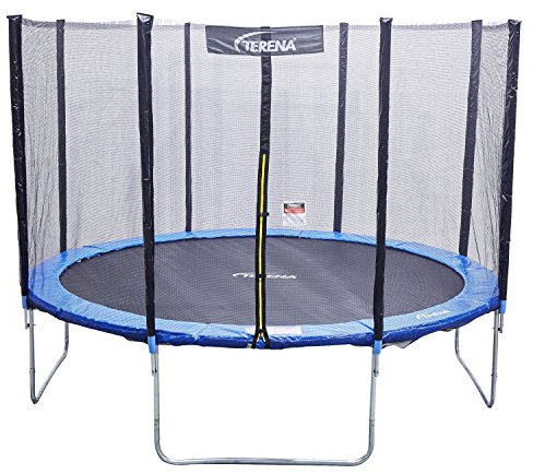 Terena Trampolin 366 cm mit Netz Sicherheitsnetz Gartentrampolin für Kinder 12ft