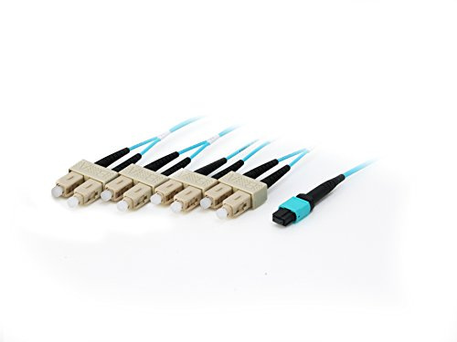 Equip Trunk LWL-Patchkabel (MTP/SC 50/125mμ 15,00 m Multimode OM4 M/M türkis Polybeutel)