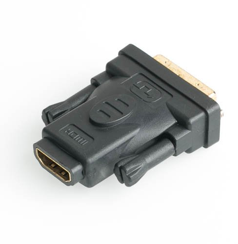 SlimHDMI HDMI A Female Socket to DVI-D Dual Link Male Plug Adapter