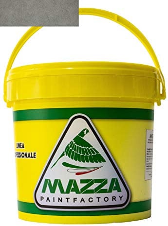 COLORIFICIO MAZZA Pittura Decorativa Per Interni Effetto Sabbiato Lt 5 Sabbia Vernice Muro Effetto Metallizzato Cangiante Perlescente Idropittura Murale Colorata (Argento Sbp3004)