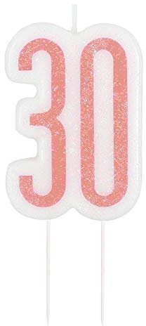 Unique Party- Bougie, 84984, Rose Gold