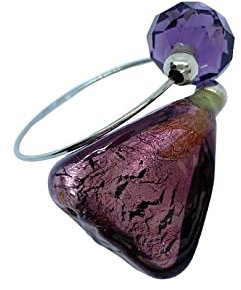 Murano Bead Ring, Murano Glas Ring, Handgefertigter Glasring, Millefiori Ring, Glasring, Verstellbarer Ring, Einheitsgröße, Echtheitszertifikat