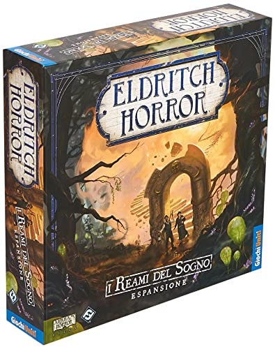 Giochi Uniti - Eldritch Horror The Dream Realms, Erweiterung für Eldritch Horror, Brettspiel, 1-8 Spieler, 14+ Jahre italienische Ausgabe, GU653