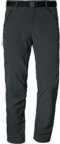 Schöffel Herren Pants Taibun M, funktionale Wanderhose, wasserabweisende und schnelltrocknende Outdoor Hose aus 2-Wege-Stretch, asphalt, 52
