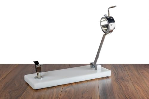 LepantoHouse Soporte Jamonero Future Plegable Giratorio Base de Fibra Color Blanco Para Jamones y Paletillas