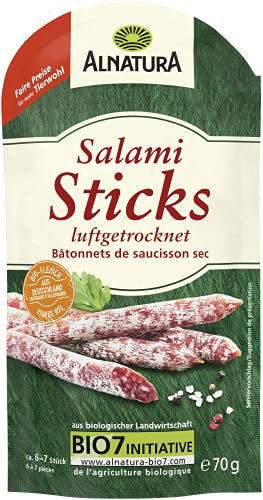 Alnatura Salami-Sticks luftgetrocknet, 1 x 70 g