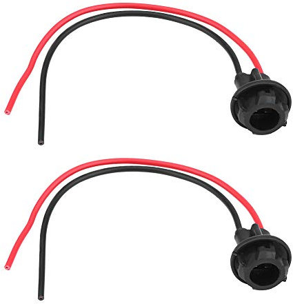 2 Pièces T10 W5W 168 194 Connecteur de Support de Prise D'extension D'ampoule de Voiture, Connecteur D'adaptateur de Prise D'ampoule en Caoutchouc Souple