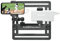 VGSION Aluminium-Handy-/Action-Kamera-Zaunhalterung, Handyhalter Halterung für Handy, Mevo Start, GoPro mit zwei Handy-Clips, mit doppeltem Kugelkopf-Armwinkel verstellbar