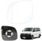 Spiegelglas Ersatz für VW T5 T6 Transporter Caravelle, Außenspiegel rechts beheizbar Ersatzspiegelglas kompatibel mit T5 2010-2015, Spiegel Glas kompatibel mit T6 2016-2021 (Links)