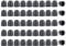 50Pcs Hex Nut Cover,M12*18 * 23 Bolt Dome Caps,Plastic Dome Bolt Nut Protection Caps for Bolts,Hex Hexagon Screws